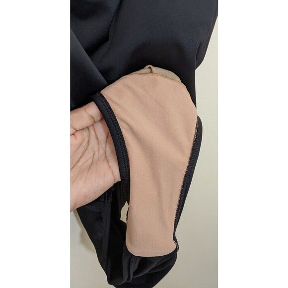 L.L. Bean Black Beansport Tanksuit One Piece Swimsuit Lined UPF 50+ Size 14 Reg - Picture 5 of 11